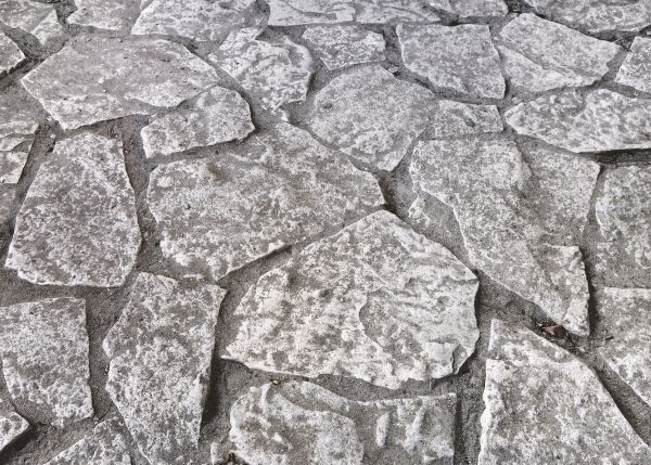 Limestone Walkway Installation