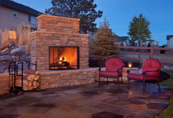 Natural Stone Patio Install