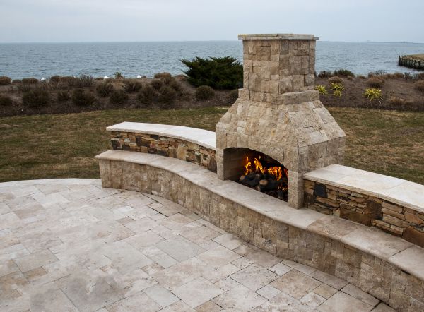 Stone Paver Patio Installation