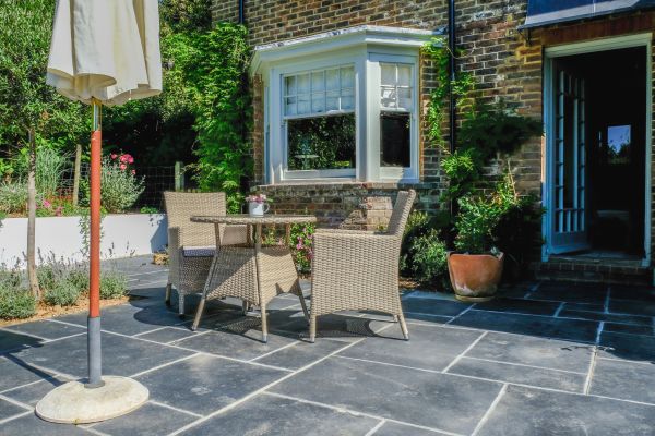 Slate Patio Laying